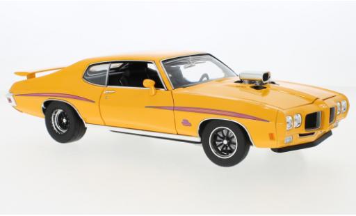 Diecast model cars Pontiac GTO The Judge orange Drag Outlaws 1970 1/18 ACME