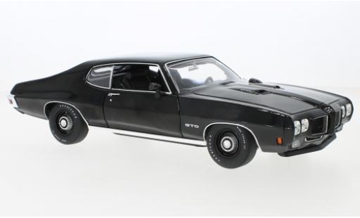 Diecast model cars Pontiac GTO 1970 black Moonlight Goat 1/18 ACME