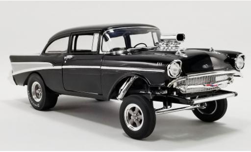 Diecast model cars Chevrolet Bel Air course Gasser black 1957 Night Stalker 1/18 ACME
