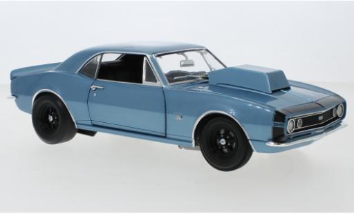 Diecast model cars Chevrolet Camaro SS Drag metallic blue/black 1967 1/18 ACME