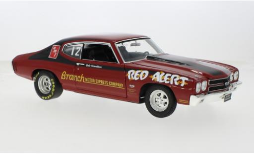 Diecast model cars Chevrolet Chevelle tuning LS6 1970 Red Alert 1/18 ACME
