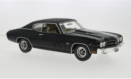 Diecast model cars Chevrolet Chevelle SS 454 black 1970 1/18 ACME