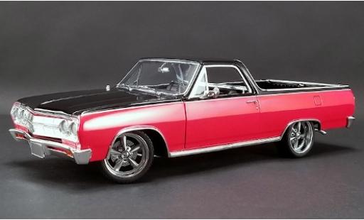 Diecast model cars Chevrolet El Camino pickup Custom red/black 1965 Not Your Mothers 1/18 ACME