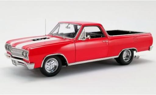 Diecast model cars Chevrolet El Camino tuning Drag Outlaw red/white 1965 1/18 ACME
