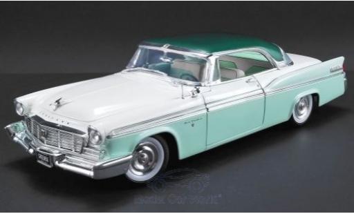 Diecast model cars Chrysler New Yorker Sedan St. Regis green/white 1956 1/18 ACME
