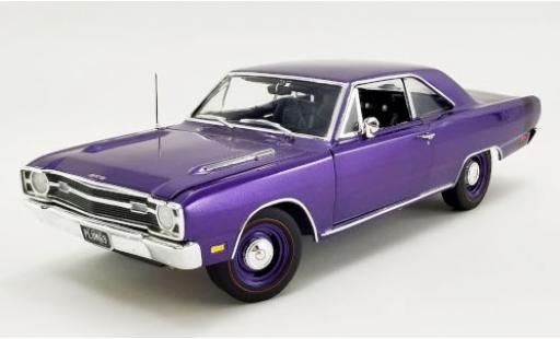 Diecast model cars Dodge Dart GTS 440 Plum Crazy metallic purple/Dekor 1969 1/18 ACME