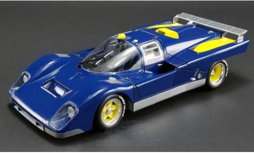 Diecast model cars Ferrari 512 M Provo Version blue/yellow 1971 1/18 ACME