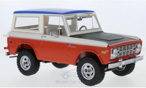 Diecast model cars Ford Bronco Baja Bill Strope Edition red/white 1971 1/18 ACME