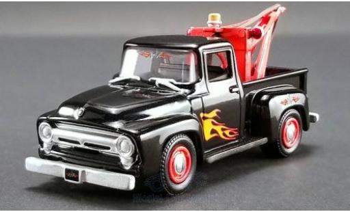 Diecast model cars Ford F-100 Tow Truck 00 Wrecker black/Dekor 1956 1/64 ACME