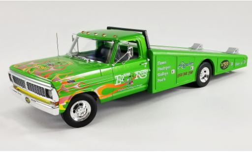 Diecast model cars Ford F-350 Ramp Truck Rat Fink Garage 1970 1/18 ACME