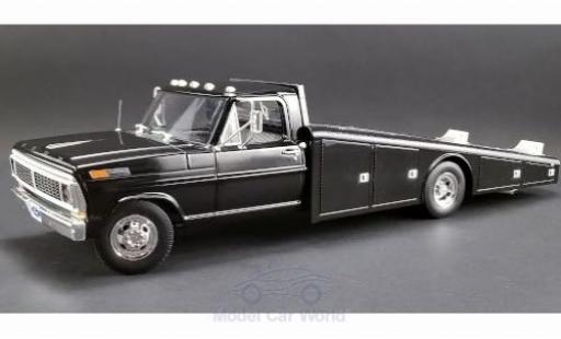 Diecast model cars Ford F-350 Ramp Truck black 1970 1/18 ACME