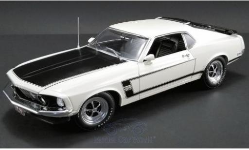 Diecast model cars Ford Mustang Boss 302 beige/black 1969 1/18 ACME