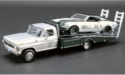 Diecast model cars Ford Mustang Trans Am No.33 Allan Moffat Racing - 1969 with F-350 Ramp Truck A.Moffat 1/64 ACME