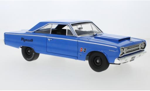 Diecast model cars Plymouth Belvedere Super Stock Lightweight Hurst blue/Dekor 1967 Nicecar Exclusive 1/18 ACME