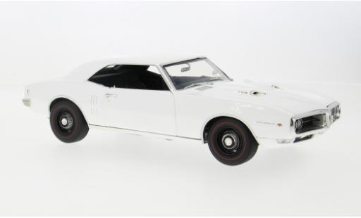 Diecast model cars Pontiac Firebird 1968 First Ram Air II white 1/18 ACME