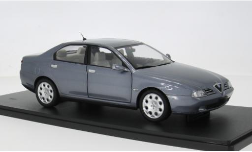 Diecast model cars Alfa Romeo 166 2.4 jtd grey 1998 1/18 Mitica