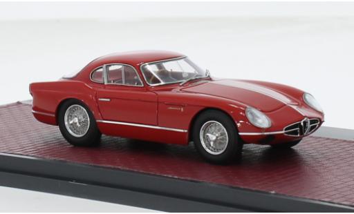 Diecast model cars Alfa Romeo 2000 sportiva Coupe Bertone red 1954 1/43 Matrix