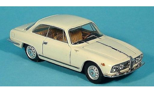 Alfa Romeo 2000 sprint 1/43 Bang white 1960 diecast model cars