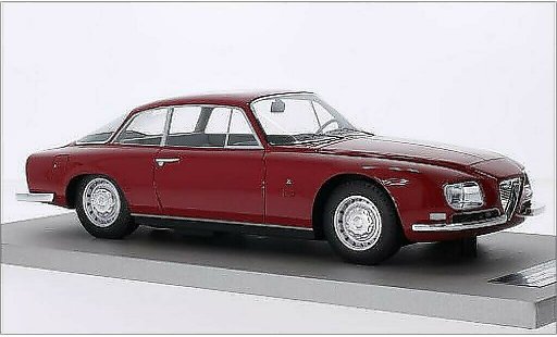 Alfa Romeo 2600 sz 1/18 Tecnomodel red 1967 diecast model cars