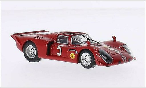 Alfa Romeo 33.2 spyder 1/43 Best No.5 Montlhery 1969 /G.Verrier diecast model cars
