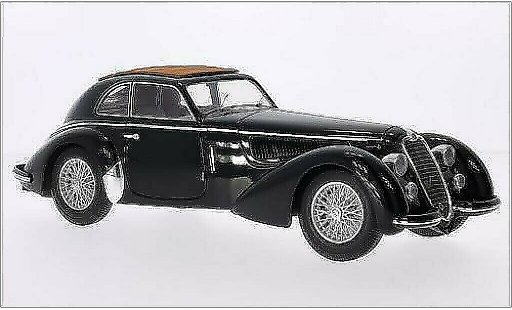 Alfa Romeo 8C 2900 b mm roadster 1/18 Minichamps 2900B Lungo black RHD 1938 diecast model cars