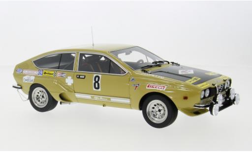 Diecast model cars Alfa Romeo Alfetta gt Gr.2 Rally 4 Regioni 1975 #8 F.Svizzero/G.Masetto 1/18 Lucky Step Models