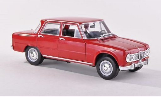 Alfa Romeo Giulia 1600 super 1/24 WhiteBox red diecast model cars
