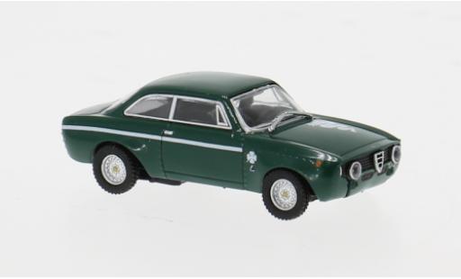 Diecast model cars Alfa Romeo Giulia gt junior 1300 A green 1972 1/87 Minichamps