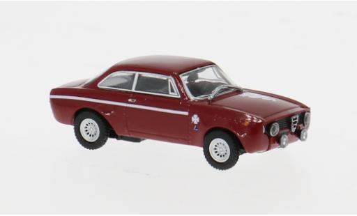 Diecast model cars Alfa Romeo Giulia gt junior 1300 A red 1972 1/87 Minichamps