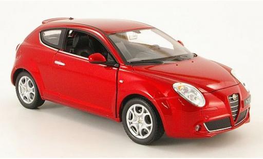 Diecast model cars Alfa Romeo Mito berline red 1/24 Welly