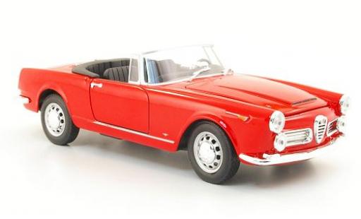 Diecast model cars Alfa Romeo 2600 spider 2600 red 1/24 Welly