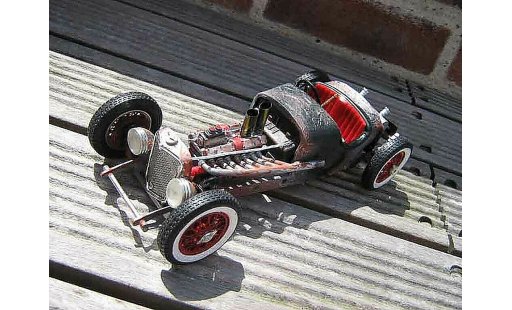 Alfa Romeo 2300 cabriolet 1/18 Burago spider (1932) de style rat rad diecast model cars