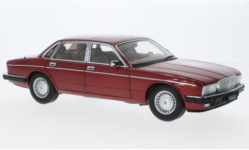 Diecast model cars Jaguar XJ6 XJ40 6 (40) metallise red 1/18 Almost Real