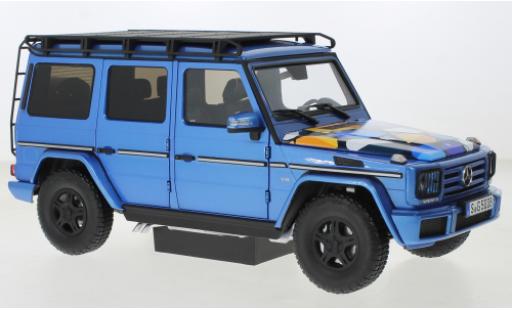 Diecast model cars Mercedes C AMG Classe G (W463) Gventure300k metallise blue 2015 1/18 Almost Real