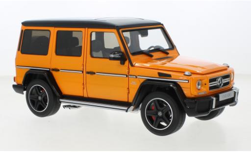Diecast model cars Mercedes Classe G AMG G63 (W463) Colour Edition metallise orange/black 2017 1/18 Almost Real