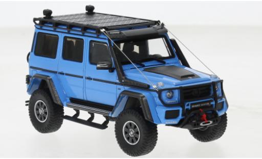 Diecast model cars Mercedes B G-Class Brabus 550 Adventure 4x4 metallise blue 2017 1/43 Almost Real