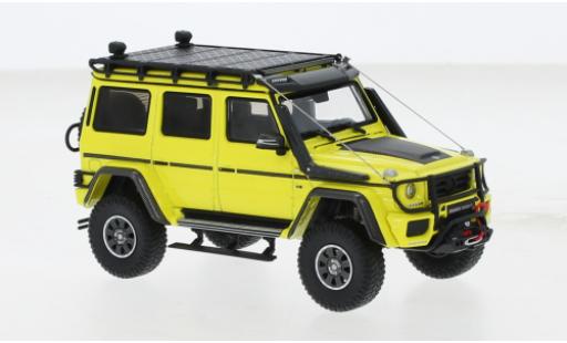 Diecast model cars Mercedes B G-Class Brabus 550 Adventure 4x4 metallise yellow 2017 1/43 Almost Real