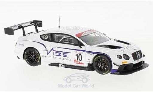 Diecast model cars Bentley Continental course GT3 RHD No.10 Jordan Witt Racing GT Cup 2016 J.Witt/D.Witt 1/43 Almost Real