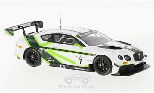 Diecast model cars Bentley Continental course GT3 RHD No.7 Blancpain GT Series 2016 Launch Livery G.Smith/S.Kane/V.Abril 1/43 Almost Real