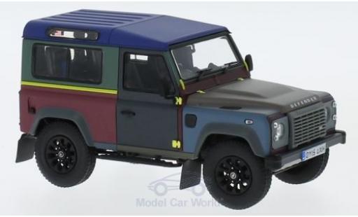 Diecast model cars Land Rover Defender 90 2015 Paul Smith Edition 1/18 Almost Real