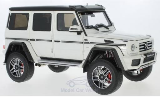 Diecast model cars Mercedes Classe G Base G500 4x4 white 1/18 Almost Real