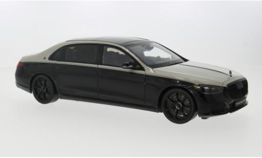 Diecast model cars Mercedes CLA Base Maybach Classe S silver/black 2023 1/18 Almost Real