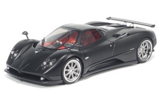 Diecast model cars Pagani Zonda F matt-black 2015 1/18 Almost Real
