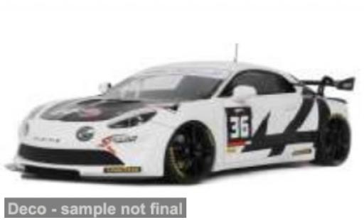 Diecast model cars Alpine A110 cup Alpine A110 GT4+ Ultimate European 2024 #36 1/18 Ottomobile