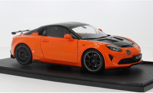 Diecast model cars Alpine A110 radicale orange/black 1/18 Solido