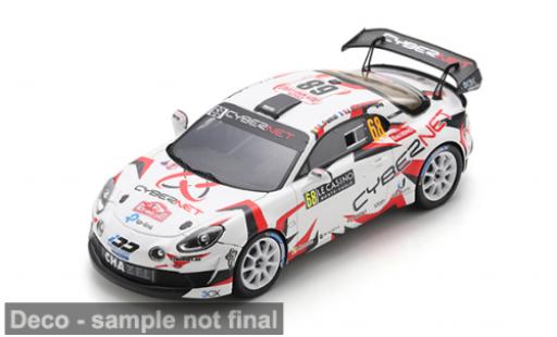 Diecast model cars Alpine A110 rgt Rally Rally Monte Carlo 2025 #68 A.Fumal/J.Escartefigue 1/43 Spark