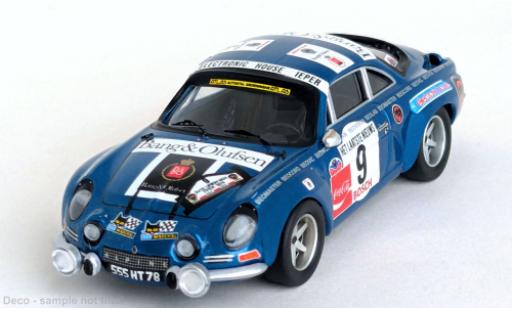Diecast model cars Alpine A110 rallye Rally Ypres 1974 #9 M.Nusbaumer/L.Pyncket 1/43 Trofeu