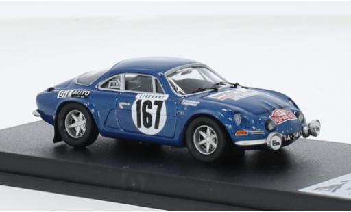 Diecast model cars Alpine A110 rallye Renault Rally Monte Carlo 1972 #167 V.C.Marques/C.Melville 1/43 Trofeu