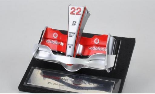 Diecast model cars McLaren MP4 MP4-23 2008 Replik der Fahrzeugspitze with Frontfl&Atilde;&frac14;gel 1/12 Amalgam