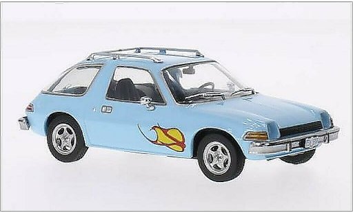AMC Pacer berline 1/43 Greenlight blue/Dekor 1977 diecast model cars